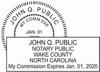 North Carolina Notary Seals